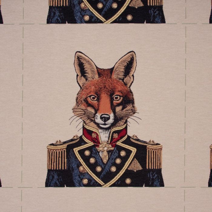 Gobelin Kussenpanel Fox Admiral Statue