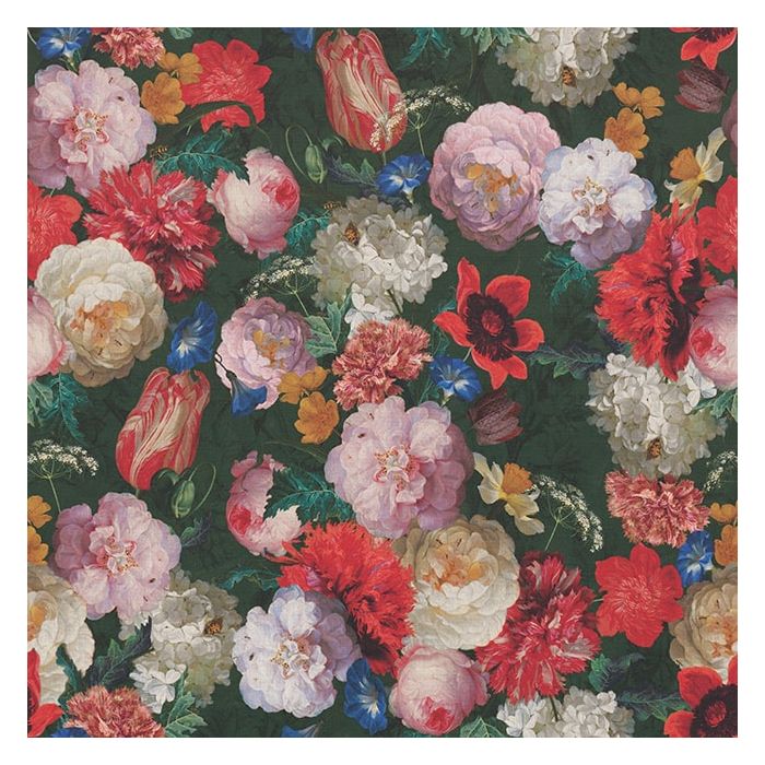 Digitale Dralonprint 18 stof met bloemen