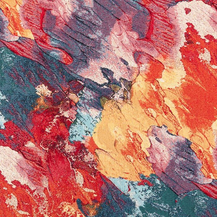 gobelin 151 gobelin stof splatter art decoratiestof gordijnstof meubelstof 87473-01, 1-251030-1559-655