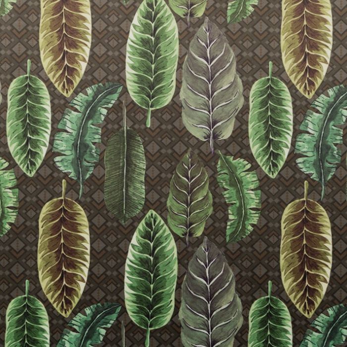 Velvet Printstof 012 Rich Greenery