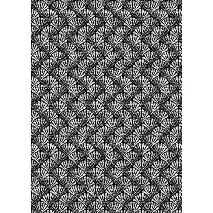 jacquardstof ARCADE ARGENT