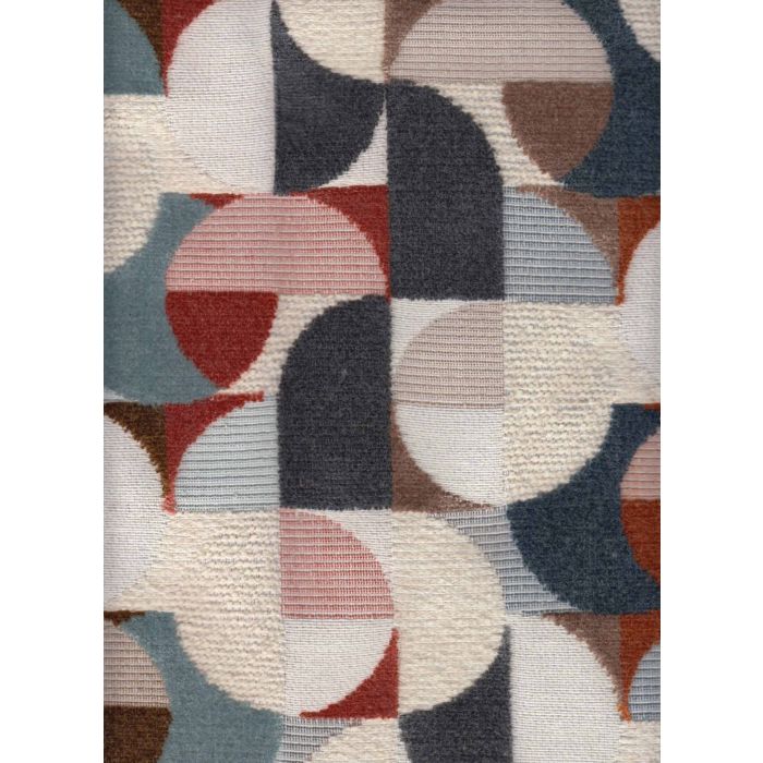 Bahama circle chenille meubelstof Bahama velvet meubelstof design meubelstof