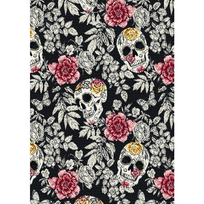 jacquardstof Bellisima Noir
