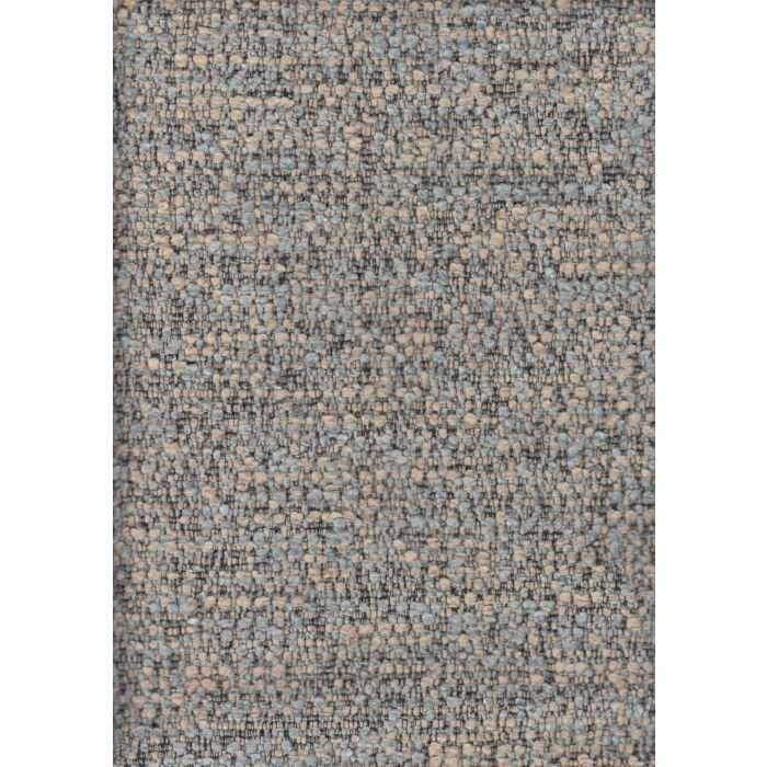 Brisbane Baby Blue blauwe bouclé meubelstof