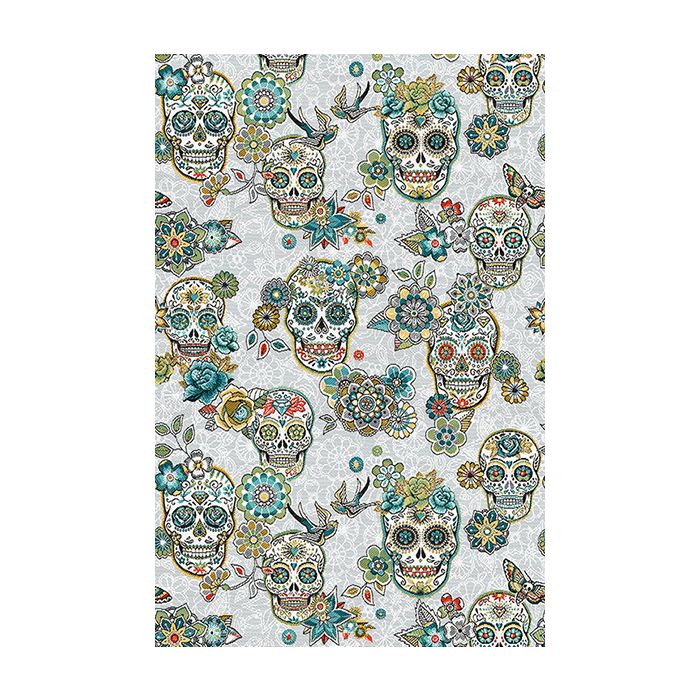 jacquardstof Cristobal Turquoise