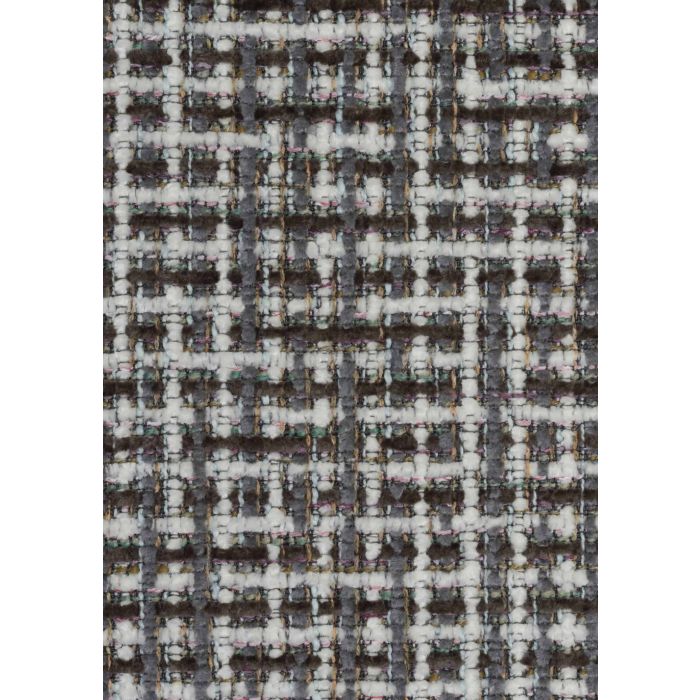 Fancy Stone grijze grofgeweven bekledingsstof