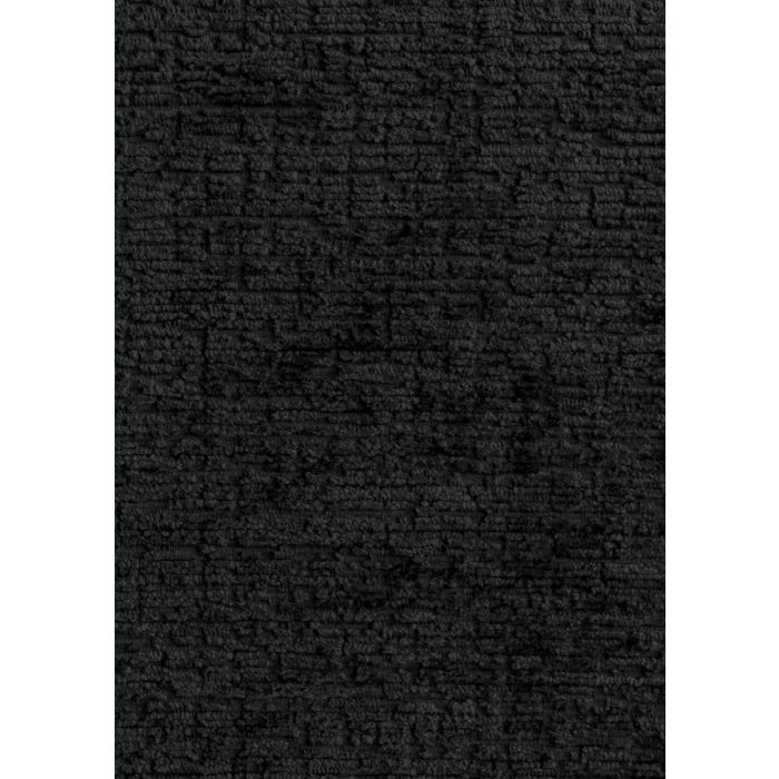 Fuzzy Onyx zwarte chenille meubelstof