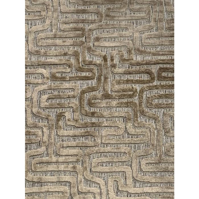 Palastra Maze Sand velvet beige meubelstof velvet meubelstof doolhof meubelstof