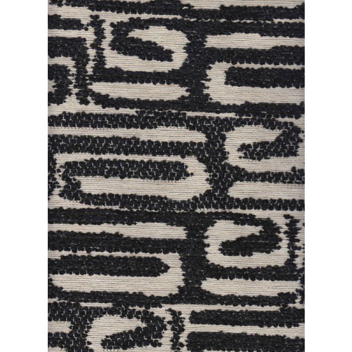 Pintado Maze Pintado Maze boucle meubelstof zwart-witte meubelstof stof met doolhof motief