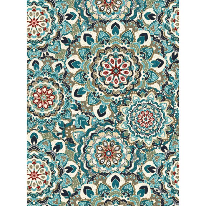 jacquardstof Splendid Blue