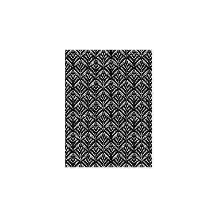 jacquardstof Zephyr black