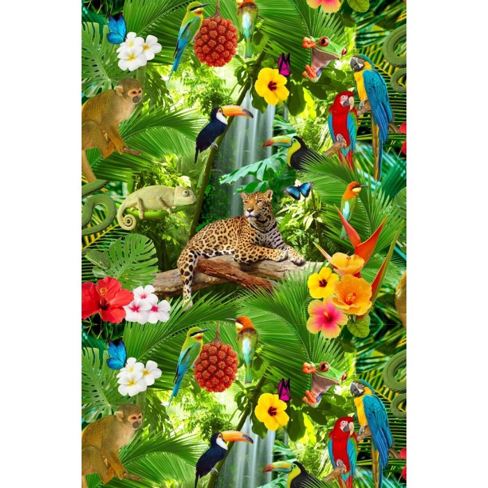 Digitale Printstof 128 Jungle Forever