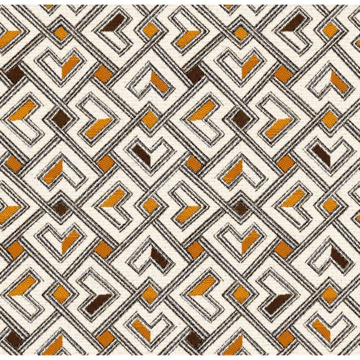 jacquardstof Pagne Jaune