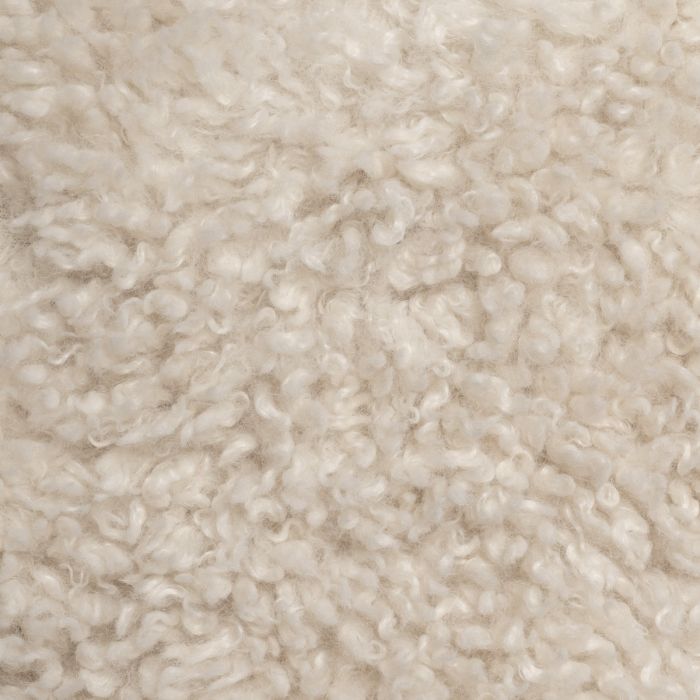 Hoogpolige meubelstof Poodle Cream