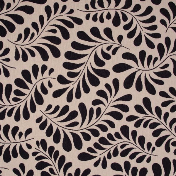 Gobelin 263 Drop Branch - Black on White