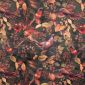 Velvet Printstof 087 Pheasant Forest Leaf