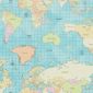Printstof 041 World Map Vintage