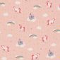 Printstof 077 Unicorn Bubble Castle
