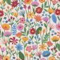 Printstof 087 Floral Fiesta