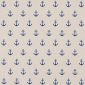 Linnenlook Printstof 010 Anchor Allover