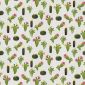 Linnenlook Printstof 003 Mini Cactus