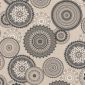 Linnenlook Printstof 257 Mandala Grey,