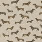linnenlook stof dieren 001 stof met teckels Linnenlook Teckel