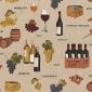 Linnenlook Printstof 011 Wine Lover