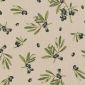 Linnenlook Printstof 374 Olive Branch