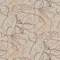 Linnenlook Printstof 362 Leaf Line Art