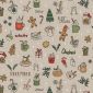 Linnenlook Kerststof 170 Xmas Doodle