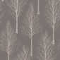 Linnenlook Printstof 383 Tree Silhouette Grey
