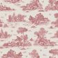 Linnenlook Printstof 399 Shepherd Bordeaux