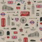 Linnenlook Printstof 439 London Icon City