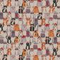 Linnenlook Printstof 440 Cat Dress Up