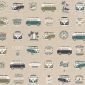 Linnenlook Printstof 259 VW Surf