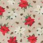 Digitale Printstof 326 Poinsettia Flower