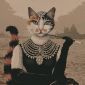 Gobelin Kussenpanel Fancy Cat
