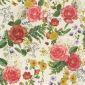 Digitale Dralonprint 10 stof met bloemen en insecten