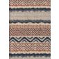 Glam Stripe Terra Blue design meubelstof