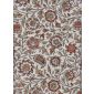 Jacquardstof Guirlande Blanc Orange