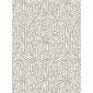 jacquardstof HEXAGONE lin