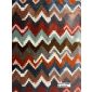 Bahama zigzag chenille meubelstof velvet meubelstof design meubelstof zigzag meubelstof