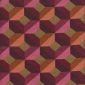 Jacquardstof Prune Rose