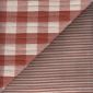 Gewatteerde stof Quilta Terracotta