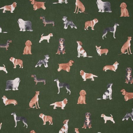 Printstof 094 Dog Breed Mix
