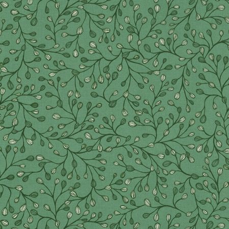 Printstof 030 Arty Foliage Green