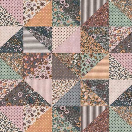 Printstof 057 Flower Quilt