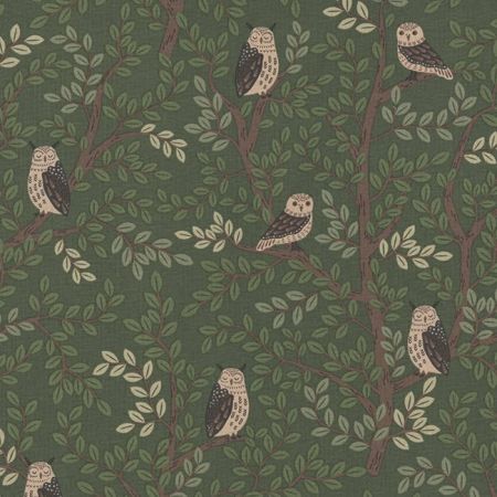 Printstof 081 Forest Wood Owl