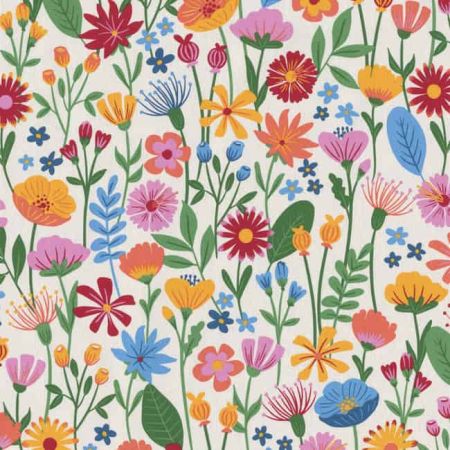 Printstof 087 Floral Fiesta
